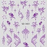 Nail Sticker 3D - 1431 - Fairy Wings