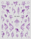 Nail Sticker 3D - 1431 - Fairy Wings