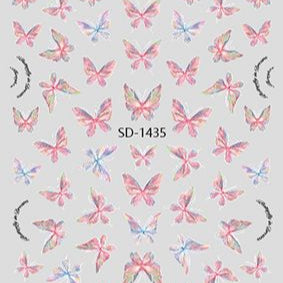 Nail Sticker 3D - 1435 - Butterfly