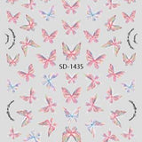 Nail Sticker 3D - 1435 - Butterfly