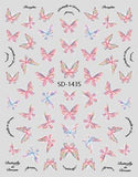 Nail Sticker 3D - 1435 - Butterfly