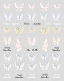 Nail Sticker 3D - 1436 - Butterfly