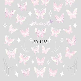 Nail Sticker 3D - 1438 - Butterfly