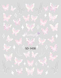 Nail Sticker 3D - 1438 - Butterfly