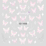 Nail Sticker 3D - 1438 - Butterfly