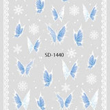 Nail Sticker 3D - 1440 - Butterfly
