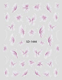 Nail Sticker 3D - 1444 - Butterfly