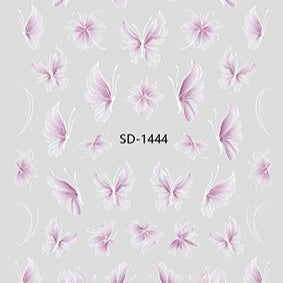 Nail Sticker 3D - 1444 - Butterfly