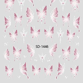 Nail Sticker 3D - 1446 - Butterfly