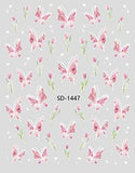 Nail Sticker 3D - 1447 - Butterfly