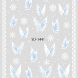 Nail Sticker 3D - 1441 - Butterfly