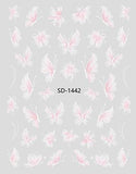Nail Sticker 3D - 1442 - Butterfly