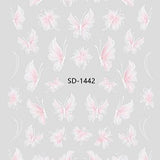 Nail Sticker 3D - 1442 - Butterfly