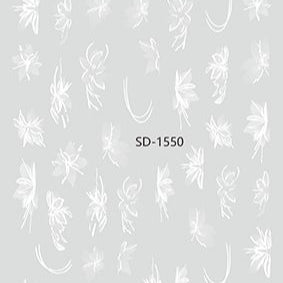 Nail Sticker 3D - 1550 - Flowers
