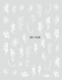 Nail Sticker 3D - 1550 - Flowers