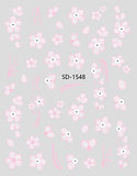 Nail Sticker 3D - 1548 - Flowers