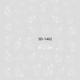Nail Sticker 3D - 1462 - Roses