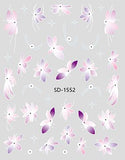 Nail Sticker 3D - 1552 - Flowers