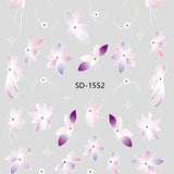 Nail Sticker 3D - 1552 - Flowers