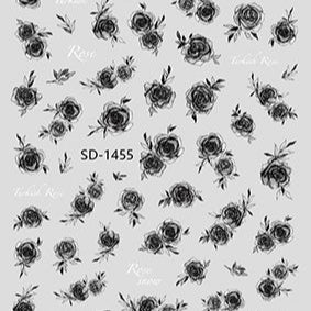 Nail Sticker 3D - 1455 - Roses
