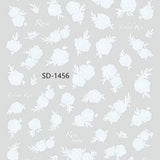 Nail Sticker 3D - 1456 - Roses