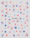 Nail Sticker 3D - 1459 - Flowers