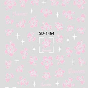 Nail Sticker 3D - 1464 - Flowers