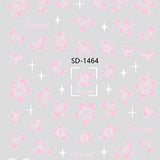 Nail Sticker 3D - 1464 - Flowers