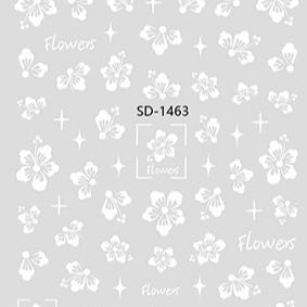 Nail Sticker 3D - 1463 - Flowers