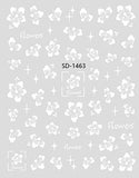 Nail Sticker 3D - 1463 - Flowers