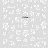 Nail Sticker 3D - 1463 - Flowers