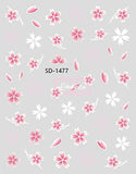 Nail Sticker 3D - 1477 - Flowers