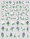 Nail Sticker 3D - 1479 - Flower