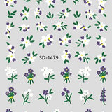 Nail Sticker 3D - 1479 - Flower