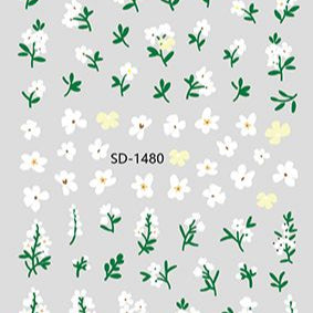 Nail Sticker 3D - 1480 - Flower
