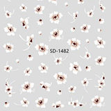 Nail Sticker 3D - 1482 - Flower