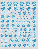 Nail Sticker 3D - 1487 - Flower