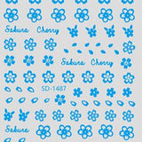 Nail Sticker 3D - 1487 - Flower
