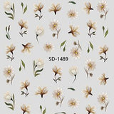 Nail Sticker 3D - 1489 - Flower