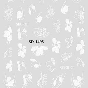 Nail Sticker 3D - 1495 - Flower