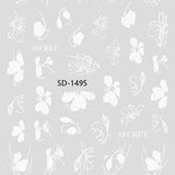 Nail Sticker 3D - 1495 - Flower