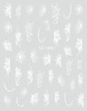 Nail Sticker 3D - 1496 - Flowers