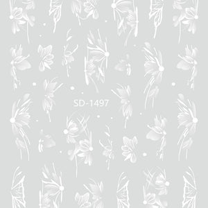 Nail Sticker 3D - 1497 - Flower