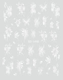 Nail Sticker 3D - 1498 - Flower