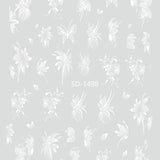 Nail Sticker 3D - 1498 - Flower