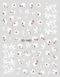 Nail Sticker 3D - 1483 - Flower