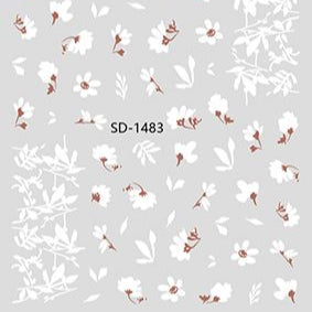 Nail Sticker 3D - 1483 - Flower