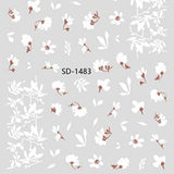 Nail Sticker 3D - 1483 - Flower