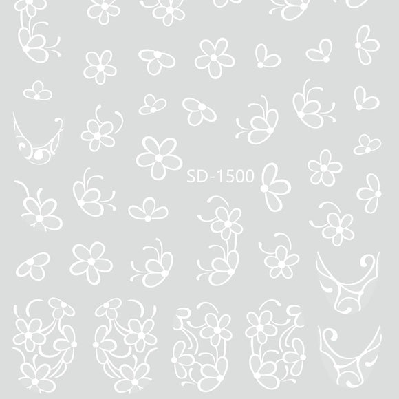 Nail Sticker 3D - 1500 - Flower