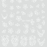 Nail Sticker 3D - 1500 - Flower